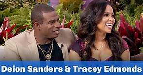 The Love Between Deion Sanders & Tracey Edmonds! II STEVE HARVEY