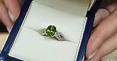 Ring with peridot