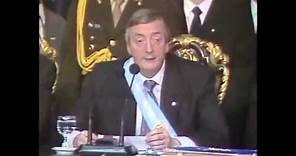 Asuncion de Nestor Kirchner a la Presidencia de la Nacion