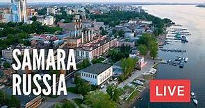 Russia NOW! SAMARA in The Summer 2023. The Streets and Volga River Embankment. LIVE