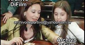Infancia y discursos como Senadora de Cristina Kirchner hasta el 2005 - DiFilm