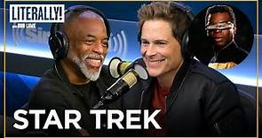 LeVar Burton Couldn’t See While Wearing His “Star Trek” VISOR | Literally! with Rob Lowe