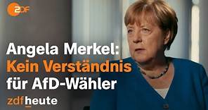 Ex-Kanzlerin Merkel im ZDF-Interview über den Osten, Erdogan und die AfD