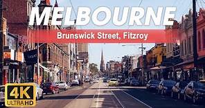 What is Fitzroy famous for? | Brunswick Street | Tour Melbourne | Live and Work in Melbourne | 4K