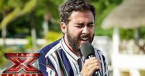 Andrea Faustini sings Jennifer Hudson's And I Am Telling You | Judges' Houses | The X Factor UK 2014