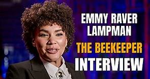 Emmy Raver Lampman The Beekeeper Interview