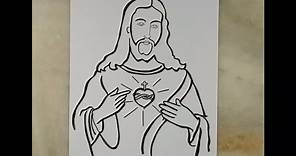 how to draw jesus step by step slowly | artistica