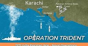 1971 India Pakistan WAR. "Operation Trident" Animated