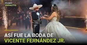 Así fue la espectacular boda de Vicente Fernández Jr. y Mariana González