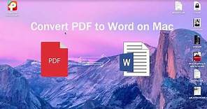 Easy Way to Convert PDF to Word on Mac (OCR Built-in)
