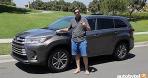 2018 Toyota Highlander XLE AWD Test Drive Video Review