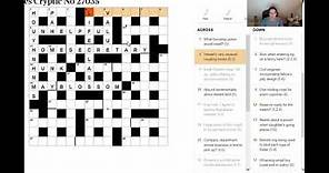 Learn how to solve The Times crossword!