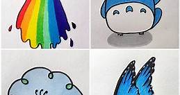 Cool Blue Drawings for Kids