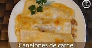 CANELONES DE CARNE, deliciosos y rápidos | Cannelloni | Tonio Cocina