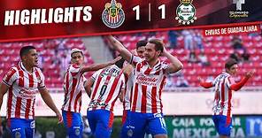 Chivas vs. Santos 1-1 | Highlights & Goals | Telemundo Deportes