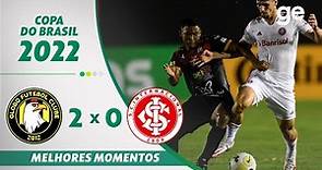 GLOBO FC 2 X 0 INTERNACIONAL | MELHORES MOMENTOS | 1ª FASE COPA DO BRASIL 2022 | ge.globo