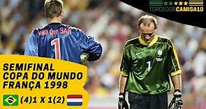 Brasil x Holanda - Semifinal Copa 1998 França - Gols + Melhores Momentos + Pênaltis + Pós-jogo