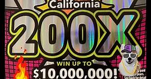 $30 California 200x Lottery Scratcher Winner!!! BONUS TIP on How to Pick Winning Scratchers!!!