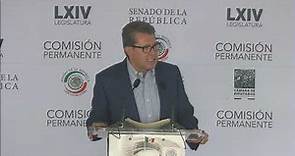 Conferencia del presidente de la Junta de Coordinación Política, Ricardo Monreal