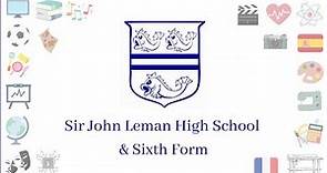 Welcome to Sir John Leman High School & Sixth Form