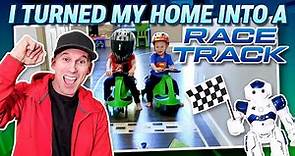 Homemade Race Track - Plasma Car Race - Parent Hacks