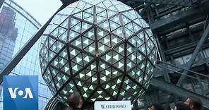 New Year's Eve Times Square Crystal Ball Tested in New York