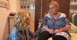 Olivia Newton-John's emotional visit to cancer patients