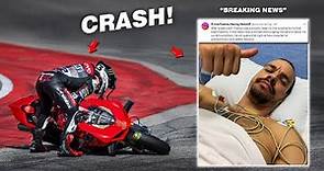 Franco Morbidelli Suffers Serious Accident at Portimao Test | MotoGP 2024