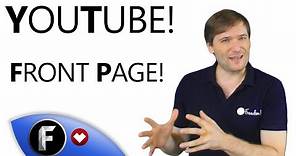 ★ Get more views! - YouTube front page