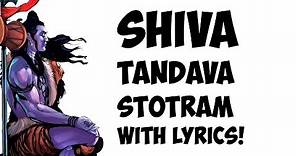 Shiva Tandava Stotram - Lyrics