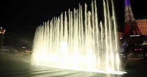 United States Nevada Las Vegas Bellagio Fountain Sound and light show FULL