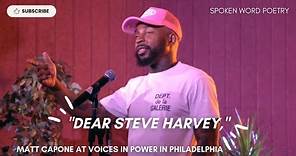 Matt Capone - "Dear Steve Harvey" at Voices In Power | Spoken Word Poetry