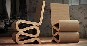 Famosa "Silla Wiggle Side Chair" diseñada por Frank Gehry
