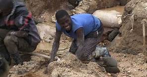 Niños en las minas de RDCongo