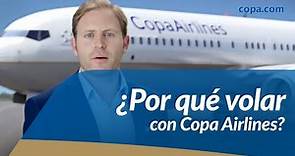 Para tus vuelos internacionales, elige Copa Airlines.