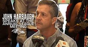 John Harbaugh's Full Owners Meetings Press Conference | Baltimore Ravens