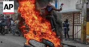 Protesters in Haiti demand resignation of Prime Minister Ariel Henry