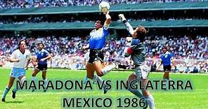 Maradona vs Inglaterra 1986 ●Todas las jugadas - Relatos Victor Hugo Morales●