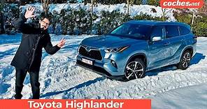 Toyota HIGHLANDER | Primera prueba / Contacto / Review en español | SUV 7 Plazas | coches.net