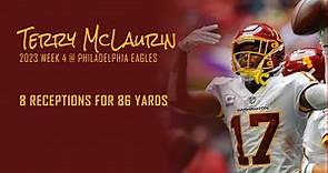 Terry McLaurin Every Target and Catch @ Philadelphia Eagles | 2023 Week 4 | Fantasy Football Film