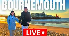 🔴 BOURNEMOUTH LIVE - Seafront & Town Tour