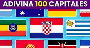 Adivina 100 Capitales del Mundo 🚩🌎 | Test de Geografía y Cultura General ✅