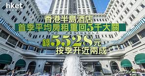 【大酒店45】大酒店午後走高2%　香港半島酒店首季平均房租達5528元　按季升近兩成　重拾疫情前水平 - 香港經濟日報 - 即時新聞頻道 - 即市財經 - 股市