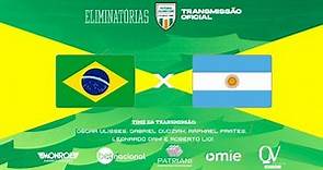 BRASIL X ARGENTINA- Ao Vivo-TRANSMISSÃO OFICIAL - Futebol Globo CBN