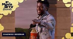 Chadwick Boseman Wins Best Hero & Honors James Shaw Jr. | 2018 MTV Movie & TV Awards