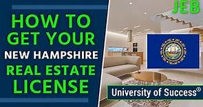 How to Get A New Hampshire Real Estate License