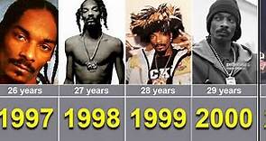 Snoop Dogg from 1993 to 2023 evolution