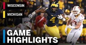 Highlights: Wisconsin Badgers vs. Michigan Wolverines | Big Ten Football
