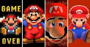 Evolution of Game Overs in Mario Games (1985-2019)