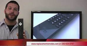 VIZIO VR15 TV Remote Control PN: 098003060320